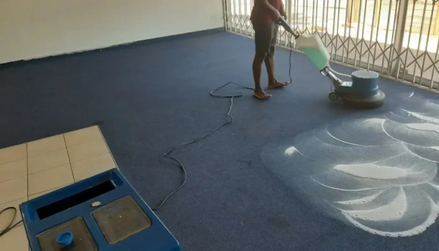 Fitted carpet professionally cleaned in a Cape Town hallway (74)