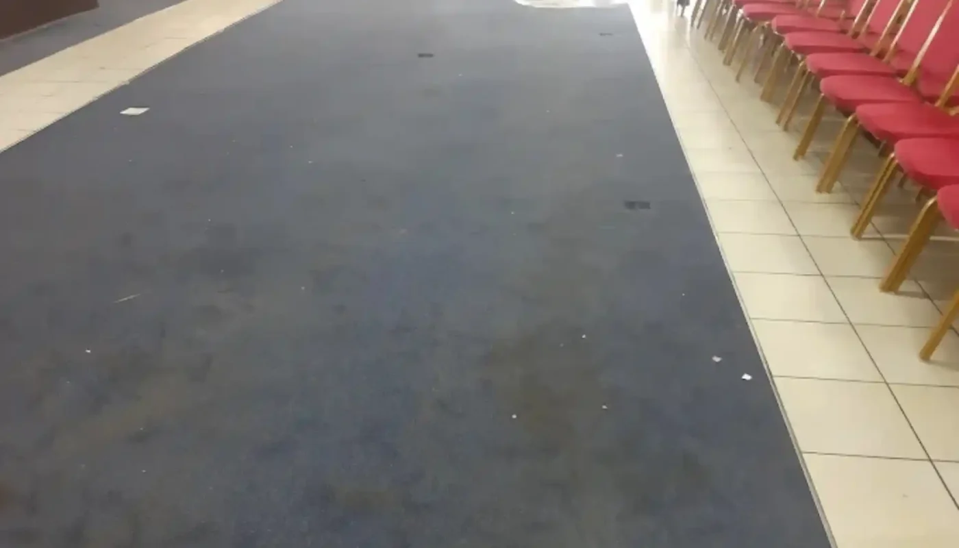 Commercial fitted carpet cleaning in a Cape Town business