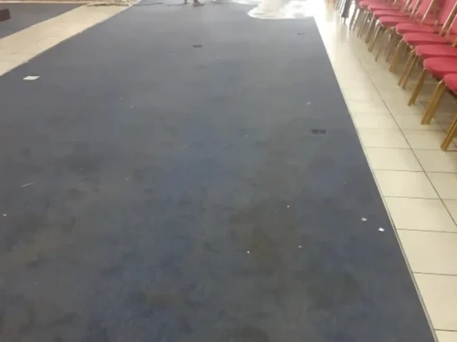 Commercial fitted carpet cleaning in a Cape Town business