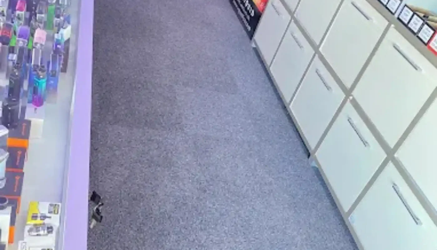 Fitted carpet cleaning in a hallway or passage