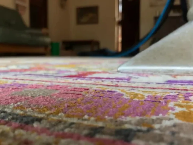 Area rug professionally cleaned in a Cape Town home (25)